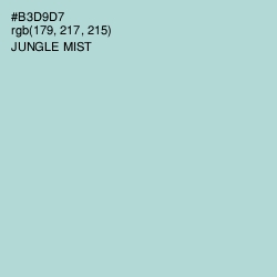 #B3D9D7 - Jungle Mist Color Image